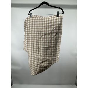 European Linen Gingham Tablecloth